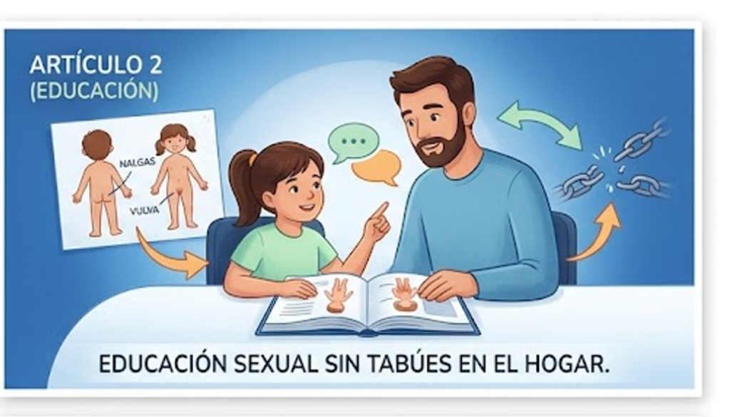 educación sexual para niños.