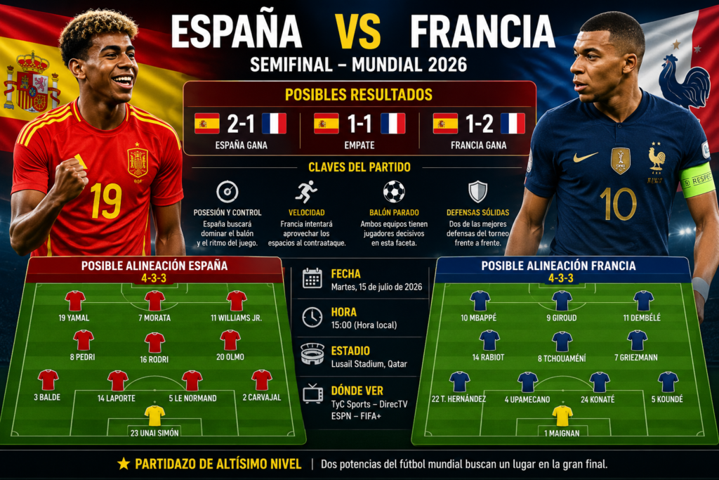 España vs Francia
