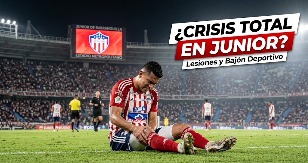 junior de barranquilla en crisis, lesionados y puntos